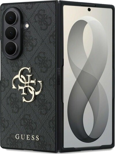 Guess Big 4G Logo Hardcase til Samsung Galaxy Z Fold 8 Ultra - Svart