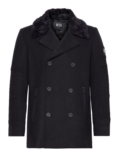 Jofama Archie Wool Field Coat - Black - 54