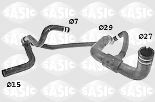 SASIC SWH6836 Radiatorslange