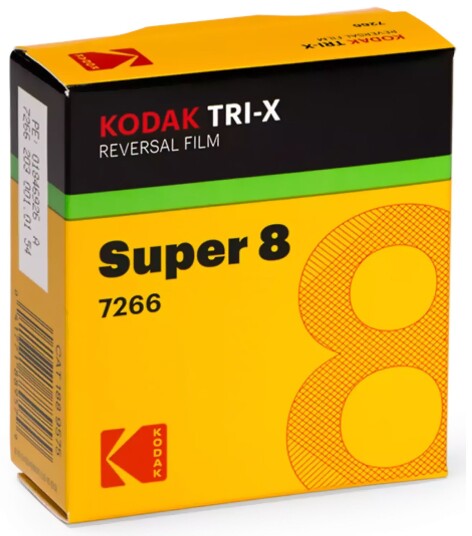 Kodak S8 Tri X 200D/160T S/H Film 15,25m