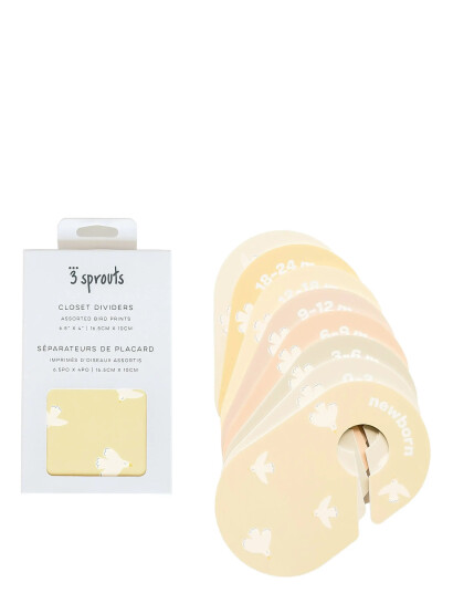 3 Sprouts Skapdeler 8 Stk Fugl Multi Patterned One Size