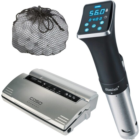 Steba SV80 WiFi Sous Vide + Caso VC 200 Vakuumpakker Steba SV80 WiFi Sous Vide + Caso VC 200 Vakuumpakker