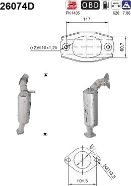 Katalysator AS 26074D