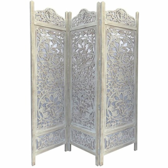 Dkd Home Decor Sammenleggbar Skjerm Dkd Home Decor Treverk Av Mangotre Tre Mdf 150 X 2 X 180 Cm