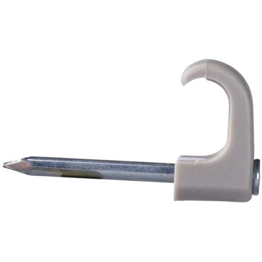 Schneider Electric TC 2106003 Spikerklips for flat ledning, natur, 100-pakning 3-5 mm