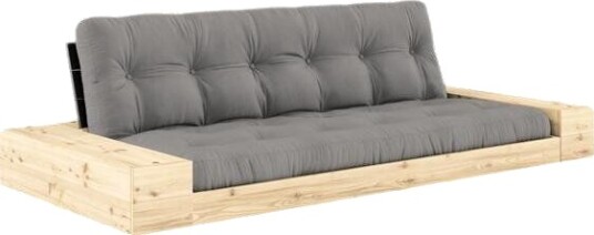 Karup Design Base Sovesofa Med Sideboks Svart Natt/746 Grå