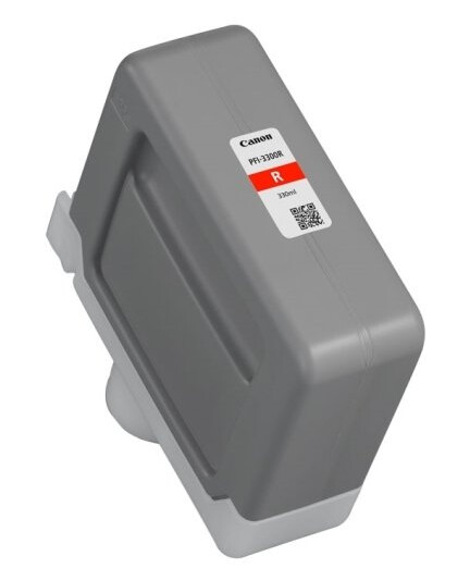 Canon Pfi-3300 R 330 Ml Rød Original Blekkbeholder For Imageprograf Pro-2600 Pro-4600 Pro-6600