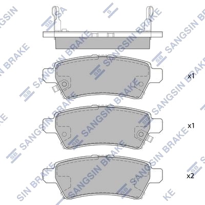 Hi Q SP1477 Bremseklosser