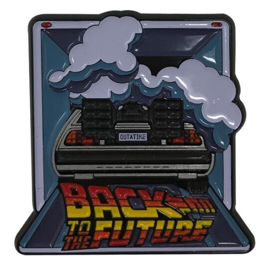Fanatik Begrenset Opplag Nålmerke - Tilbake til Fremtiden DeLorean