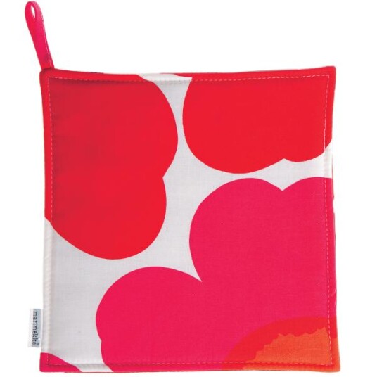 Marimekko Pieni Unikko gryteklut rød Marimekko Pieni Unikko gryteklut rød