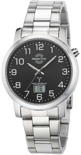Master Time Herreklokke MTGA 10694 21M Classic Sort/Stål Ø42 mm