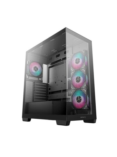 DeepCool CG580 4F Midi Tower Kabinett med Vindu - Svart DeepCool CG580 4F Midi Tower Kabinett med Vindu - Svart