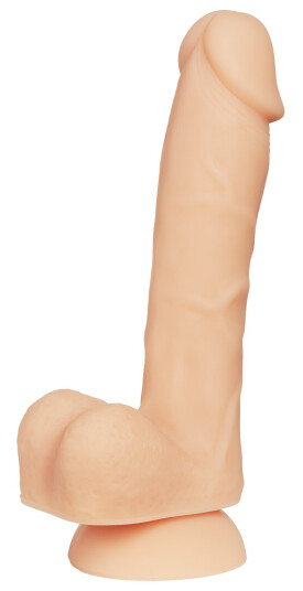 Willie City Luxe Realistisk Silikondildo 20 cm     - Beige