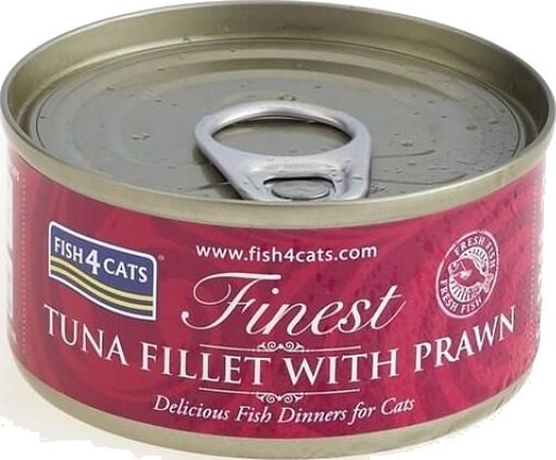 Fish4Cats Våtfôr til katt med tunfisk og reke 70 g