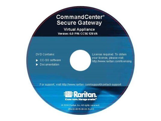 RARITAN CommandCenter Secure Gateway Virtual Appliance - Lisens - 128 noder RARITAN CommandCenter Secure Gateway Virtual Appliance - Lisens - 128 noder