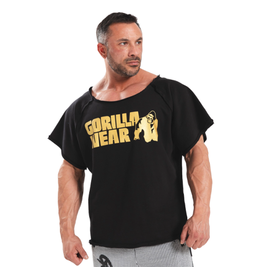 Gorilla Wear Classic Workout Top Black/Gold Svart/Guld Large/X large Gorilla Wear Classic Workout Top Black/Gold Svart/Guld Large/X large