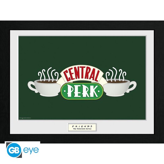 Friends Innrammet Bilde 30 x 40 cm Central Perk
