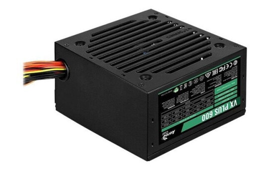 AeroCool VX PLUS 600 (PSU) - 600 Watt - 120 mm - 80 Plus