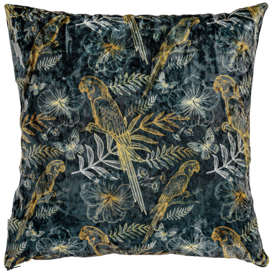 VEGA Pynteputevar Floral; 40x40 cm (BxL); Blå; Kvadratisk VEGA Pynteputevar Floral; 40x40 cm (BxL); Blå; Kvadratisk