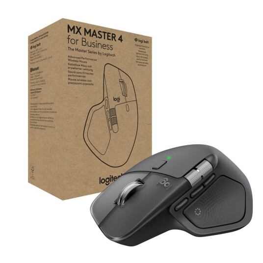 Logitech MX Master 4 Trådløs Ergonomisk Mus 8000 DPI grafittgrå Logitech MX Master 4 Trådløs Ergonomisk Mus 8000 DPI grafittgrå