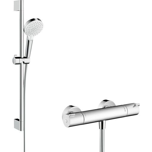 Hansgrohe Crometta Vario Ecostat 1001CL dusjsett, krom