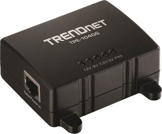 Trendnet Tpe-104Gs Poe Splitter 48 V Utgangskontakter: 1 Trendnet Tpe-104Gs Poe Splitter 48 V Utgangskontakter: 1