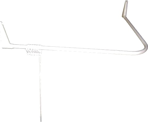 Erics Industrier 119 Dusjforhengsstang L-form 85 x 250 cm
