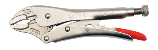 Yato Låsetang 250mm - Rød/Sølv, 625g, Håndverktøy