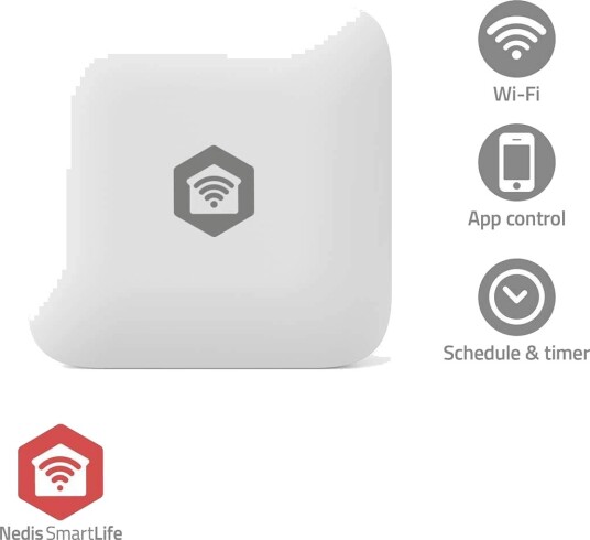 SmartLife vanndetektor | Zigbee 3.0 | Batteridrevet | Maks. batterilevetid: 12 måneder | Hvit SmartLife vanndetektor | Zigbee 3.0 | Batteridrevet | Maks. batterilevetid: 12 måneder | Hvit