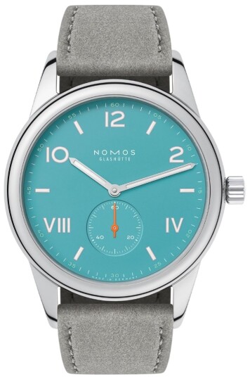 Nomos Glashütte Herreklokke N 724.GB Club Campus Turkis/Lær Ø38.5 Nomos Glashütte Herreklokke N 724.GB Club Campus Turkis/Lær Ø38.5