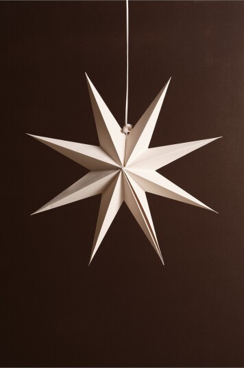 Jotex - ANDROMEDA julestjerne ø 60 cm Beige - Kjøp Julestjerner hos Jotex