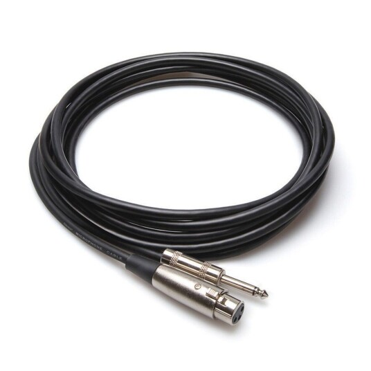 Hosa Microphone Cable XLR3F to 1/4 in TS 10 ft Hosa Microphone Cable XLR3F to 1/4 in TS 10 ft