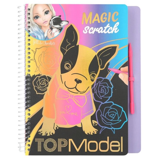 Depesche Aktivitetsbok Magic Scratch Topmodel