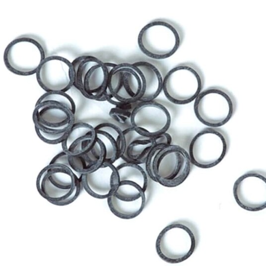 Spratts Gummistrikk Svart 100 Stk