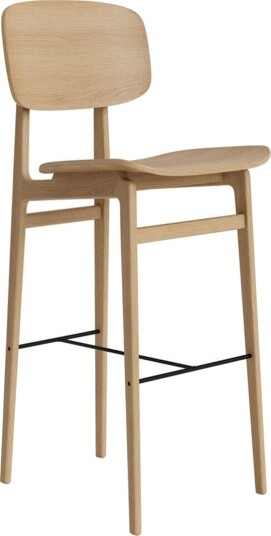 Norr11 NY11 Barkrakk med Ryggstøtte H75 Naturlig Eik Norr11 NY11 Barkrakk med Ryggstøtte H75 Naturlig Eik