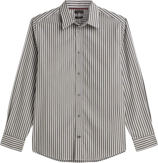 Tommy Hilfiger Ny Bold Stripe Shirt Khaki green XXL