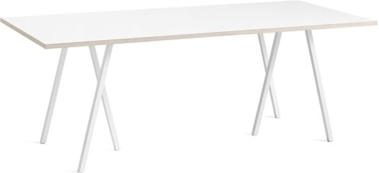Hay Loop Stand spisebord White laminate-white 200 cm Hay Loop Stand spisebord White laminate-white 200 cm