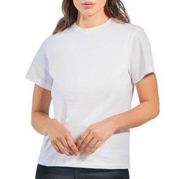 Bread and Boxers T-Shirt Classic Hvit økologisk bomull Medium Dame