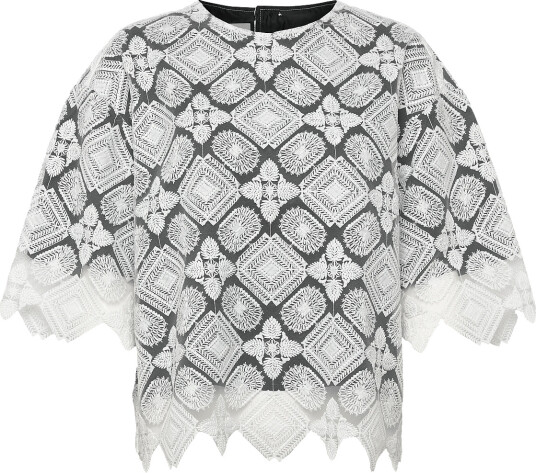 Naja Lauf | Lejse Blouse White Embroidery | 40