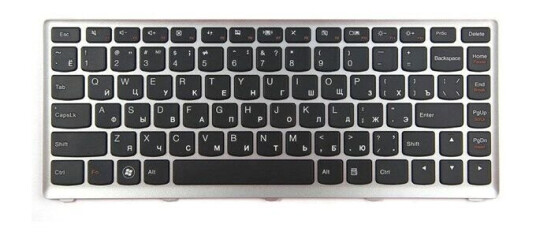 Lenovo Chicony T3D1 - Brbart tastatur - til utskifting - Nordisk - Gr
