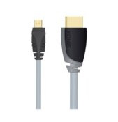 Sinox Plus+ - HDMI-kabel med Ethernet - mikro HDMI til HDMI-kabel - 2 m