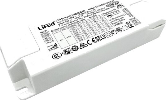 Lifud Lifud 20W / 250 500mA DALI dimbar LED driver 9 42V Push dim og DALI flicker free Lifud Lifud 20W / 250 500mA DALI dimbar LED driver 9 42V Push dim og DALI flicker free