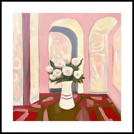 Roses In A Vase Plakat Plakat / 30x30cm