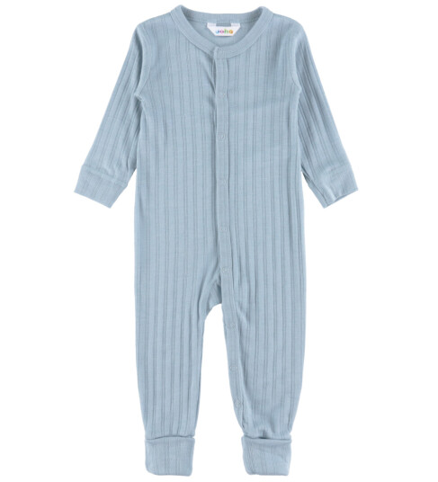Joha Jumpsuit Ull/Silke Støvet Blå 90 Jumpsuit Joha Jumpsuit Ull/Silke Støvet Blå 90 Jumpsuit