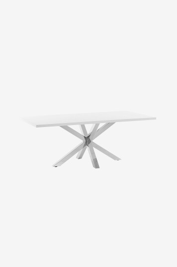 Kave Home Spisebord Argo 78x180 cm Hvit