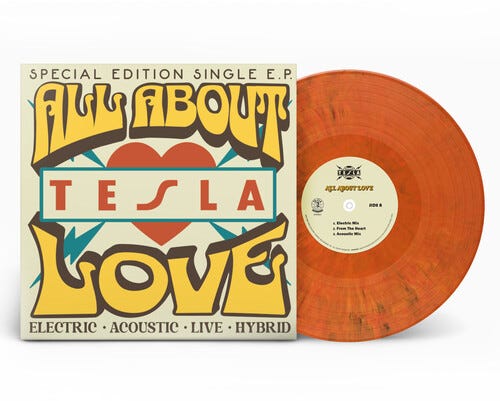 Tesla All About Love Orange LP/Vinyl Tesla All About Love Orange LP/Vinyl