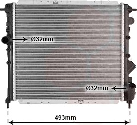 VAN WEZEL 43002119 Radiator motorkjøling VAN WEZEL 43002119 Radiator motorkjøling