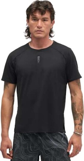 Hoka EveryRun Short Sleeve Herre Blk/Black XL