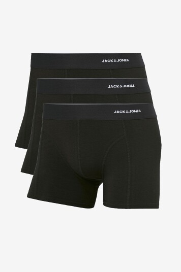 Jack & Jones Boksershorts jacBasic Bamboo Trunks 3 pakning Svart Jack & Jones Boksershorts jacBasic Bamboo Trunks 3 pakning Svart