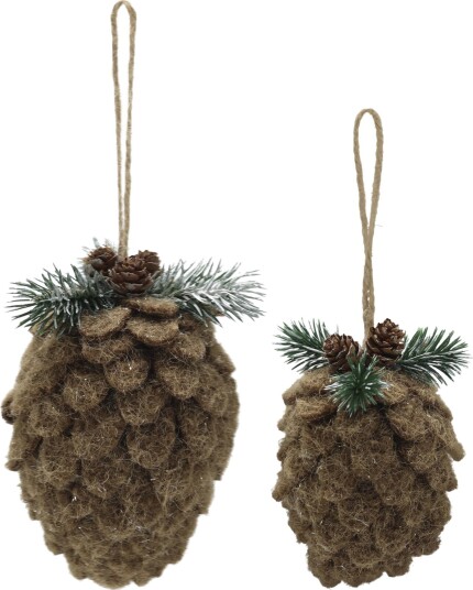 Chic Antique Ornament Kongler 2stk